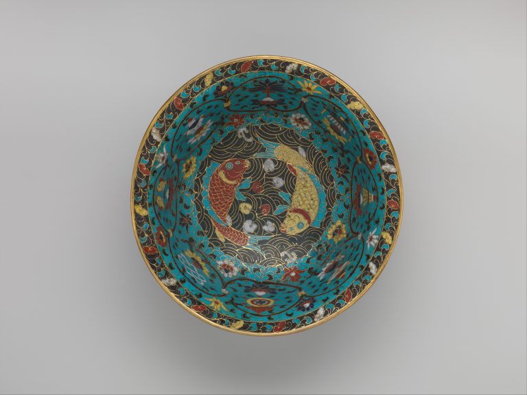 Bowl with the Eight Buddhist Treasures