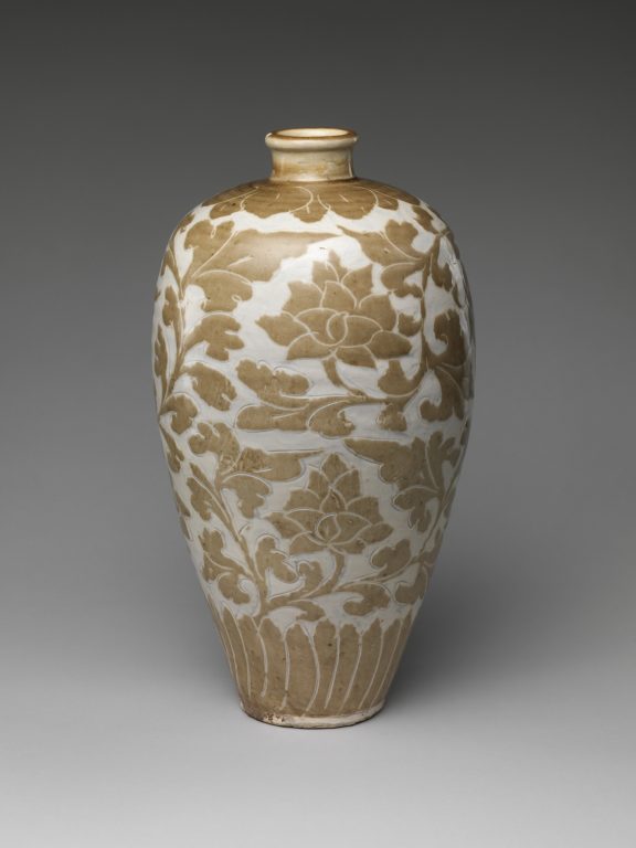 Vase with Peony Scroll