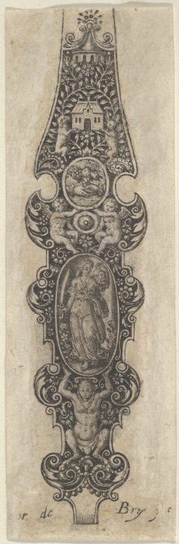 Pendant Design with Judith Holding the Head of Holofernes, from Des Pendants de Cleffs pour les Femmes