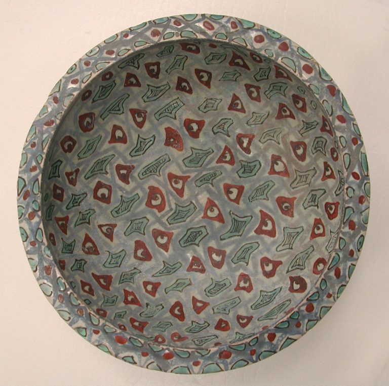 Mina'i Bowl with Abstract Pattern