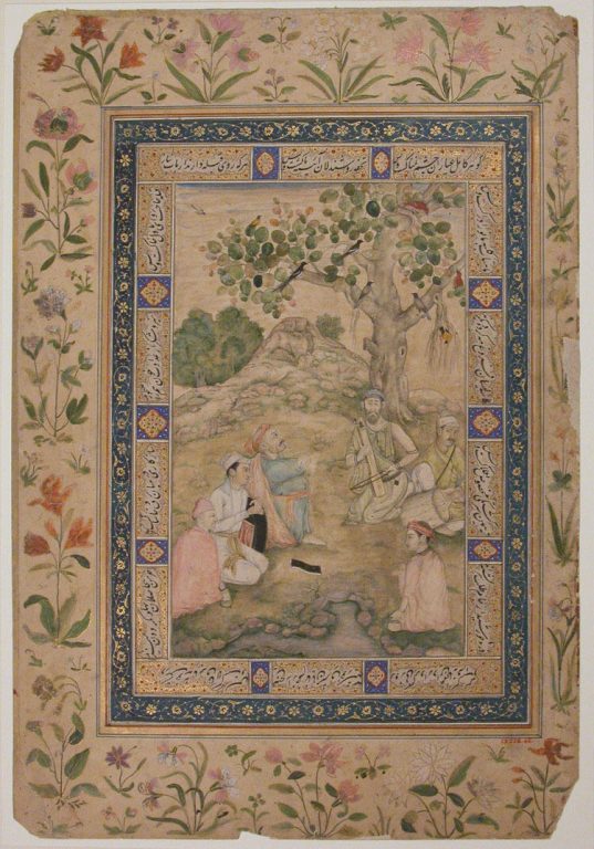 Prince Dara Shiku and Companions Resting