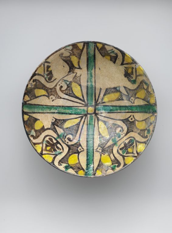 Buff Ware Bowl with Geometric Patterns