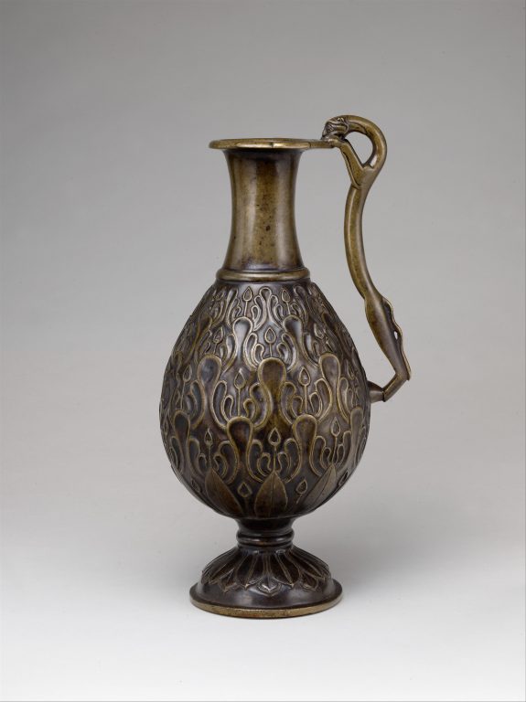 Ewer with a Feline-Shaped Handle