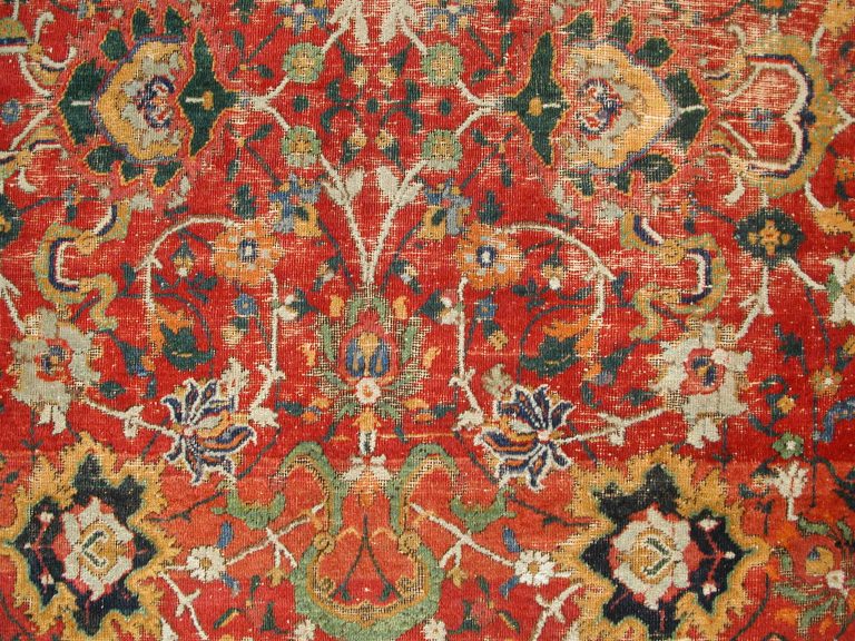 "Floral and Cloudband" Carpet