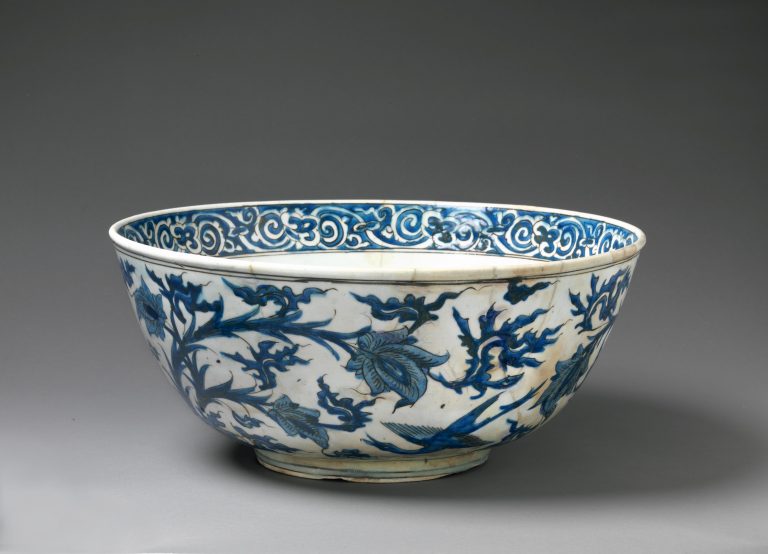 Bowl with Flowering Plants