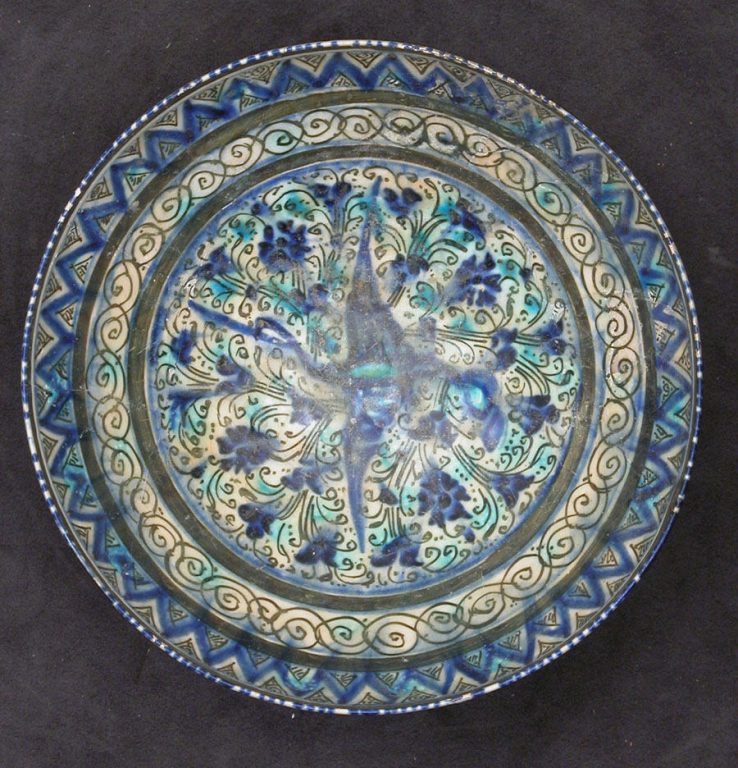 Bowl with Flying Bird Design