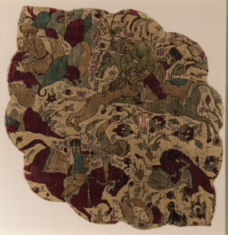 Velvet Panel with Hunting Scene. <br/>ca. 1540