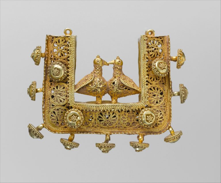 Earrings and Pendant. <br/>11th-12th century