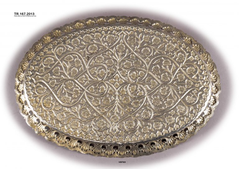 Silver Gilt Tray