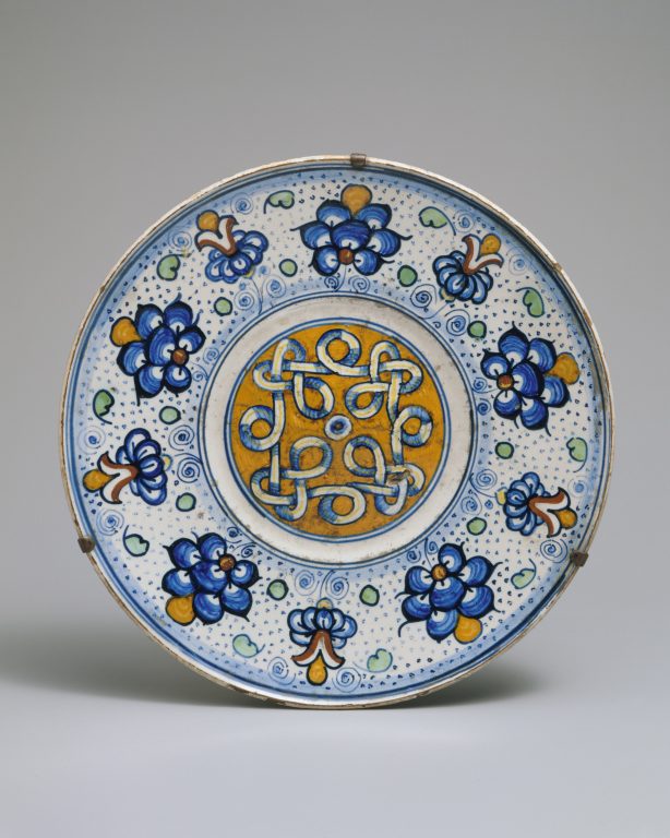 Maiolica: Plate (tagliere)