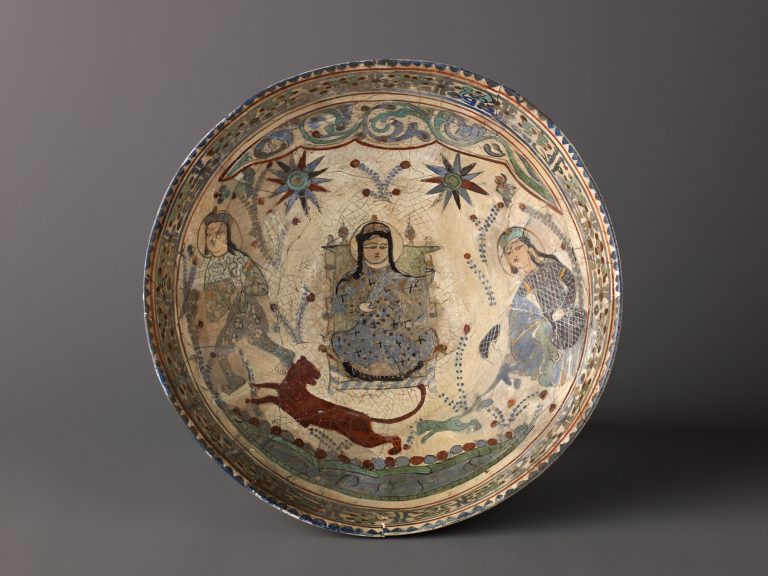 Bowl, Minai'i ("enameled") ware