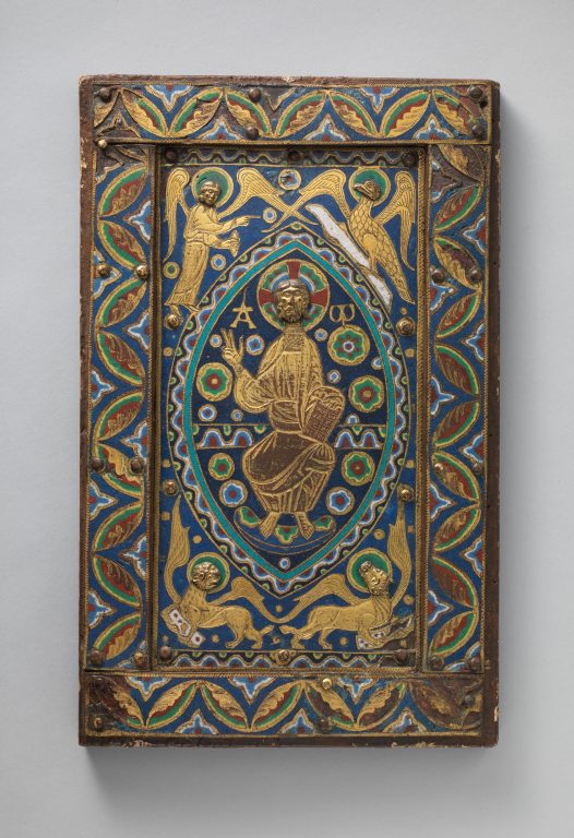 Book-Cover Plaque with Christ in Majesty. ca. 1210-20