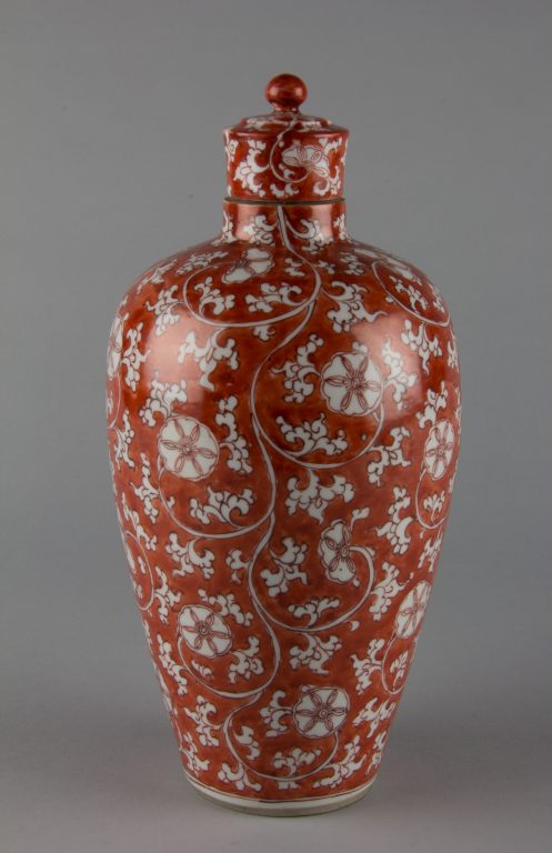 Covered Jar (one of a pair)