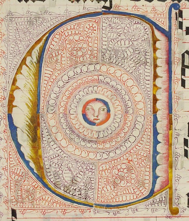 Manuscript Leaf with Initial C, from an Antiphonary