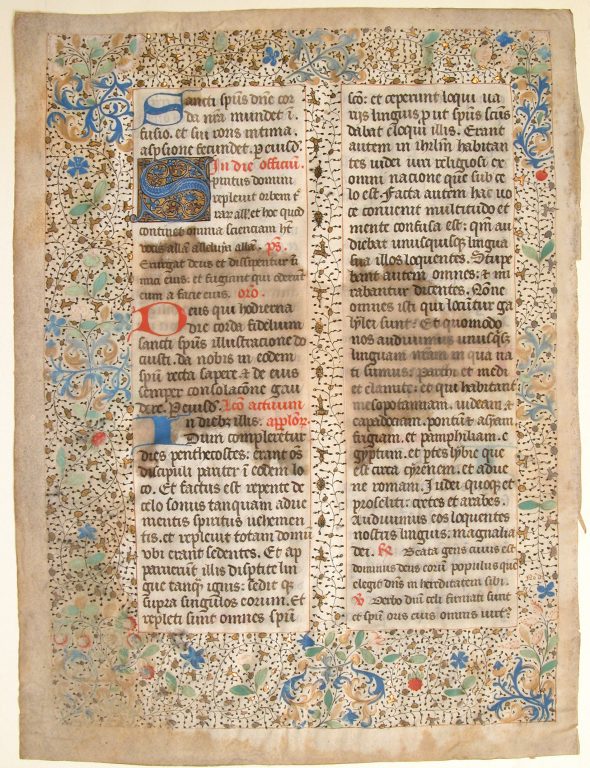 Manuscript Leaf from a Missal