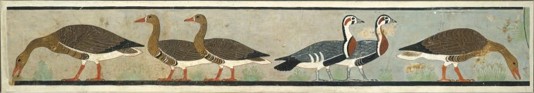 Facsimile Painting of Geese, Tomb of Nefermaat and Itet