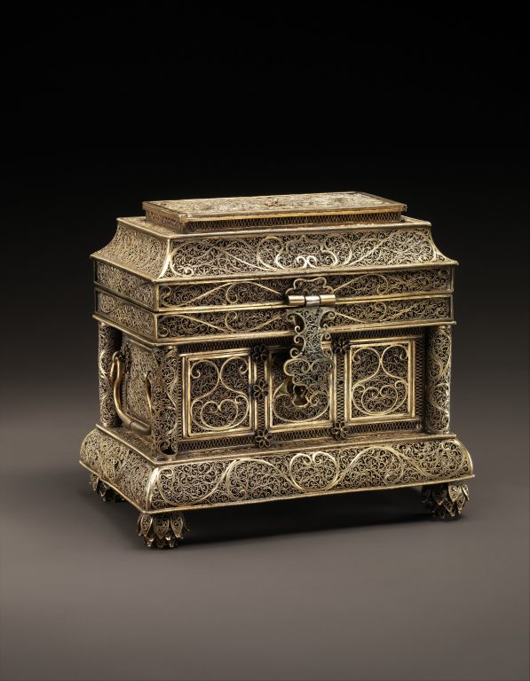 Filigree Casket with Sliding Top