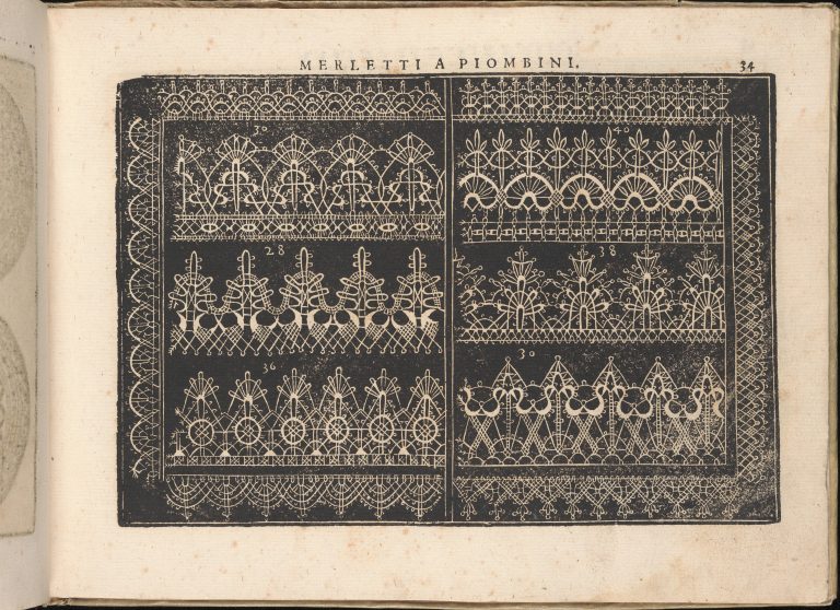 Fiore D'Ogni Virtu Per le Nobili Et Honeste Matrone, page 34 (recto)
