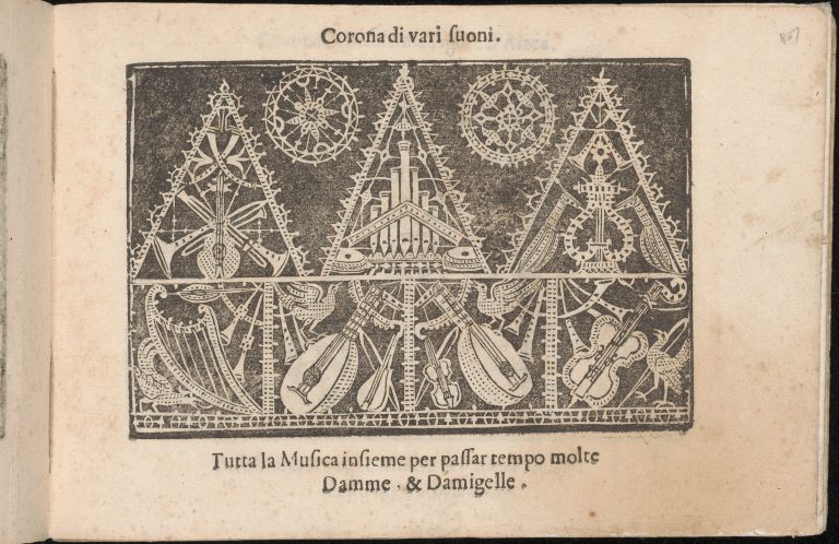 Corona delle Nobile et Virtuose Donne, Libro Terzo, page 17 (recto)