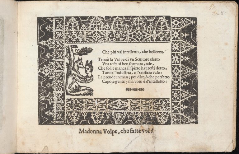 Corona delle Nobile et Virtuose Donne, Libro Terzo, page 28 (recto)