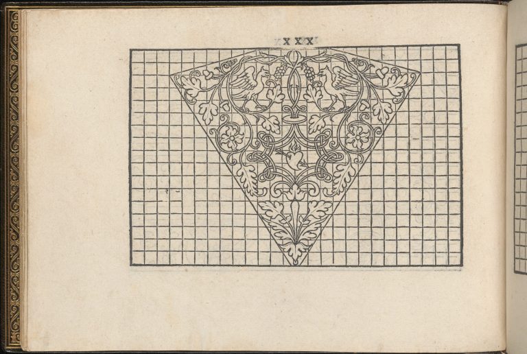 La Vera Perfettione del Disegno di varie sorti di recami, page 15 (verso)