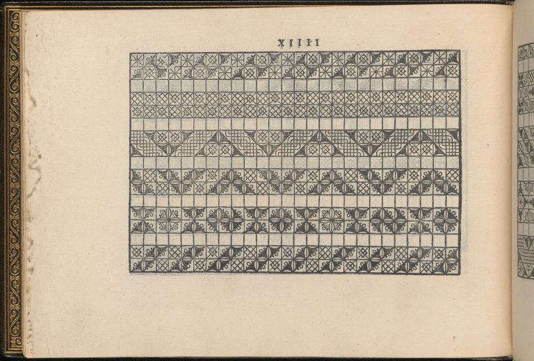 La Vera Perfettione del Disegno di varie sorti di recami, page 7 (verso)