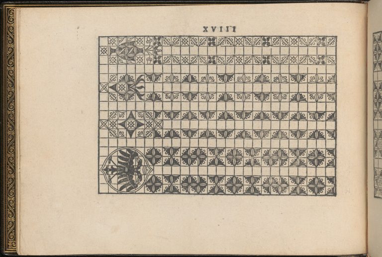 La Vera Perfettione del Disegno di varie sorti di recami, page 9 (verso)