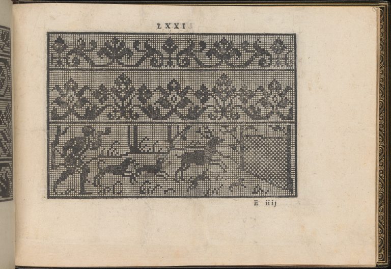 La Vera Perfettione del Disegno di varie sorti di recami, page 36 (recto)