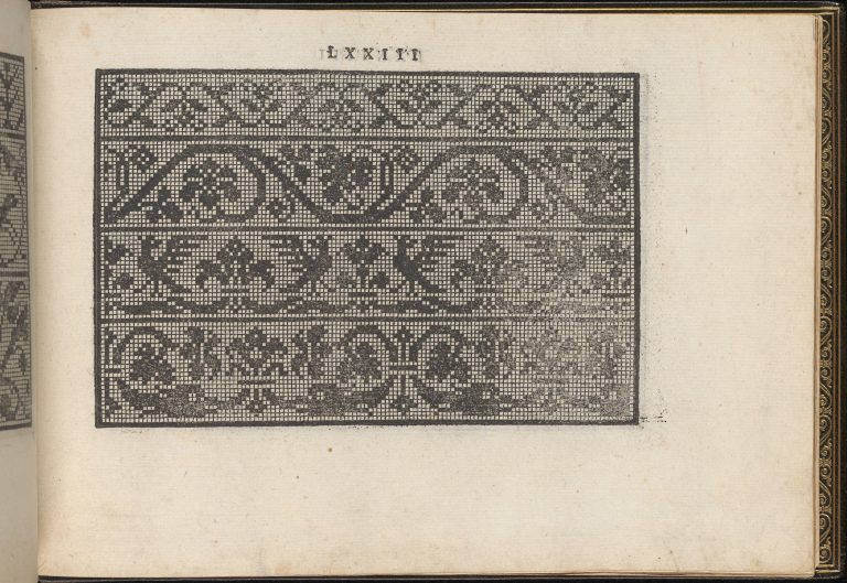 La Vera Perfettione del Disegno di varie sorti di recami, page 37 (recto)