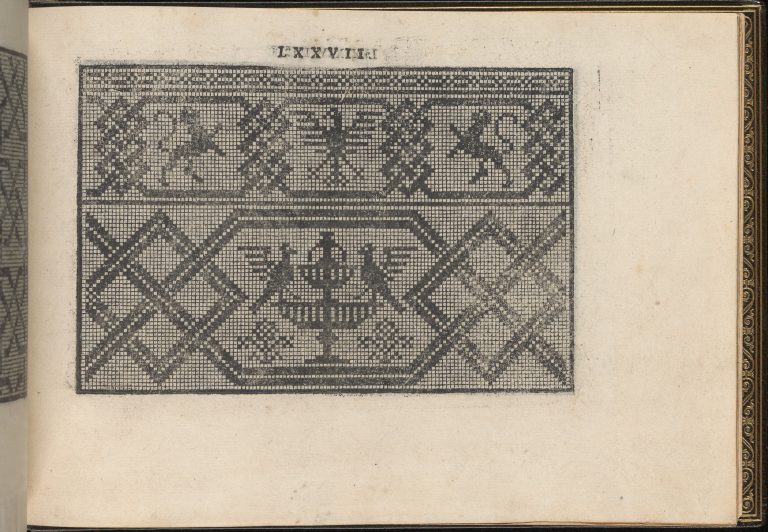 La Vera Perfettione del Disegno di varie sorti di recami, page 39 (recto)