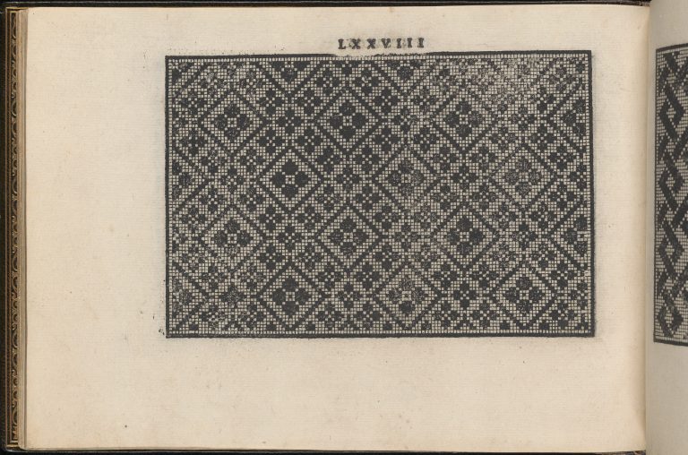 La Vera Perfettione del Disegno di varie sorti di recami, page 39 (verso)