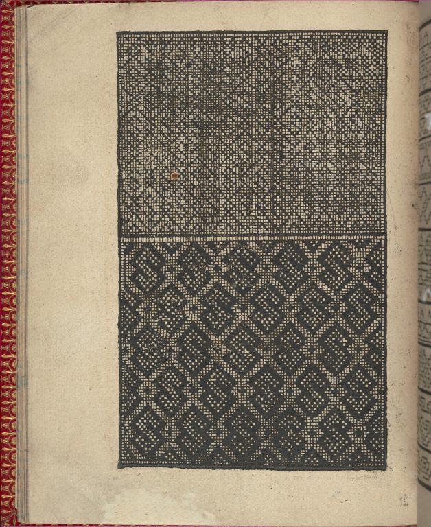Ce est ung tractat de la noble art de leguille ascavoir ouvraiges de spaigne... page 19 (verso)