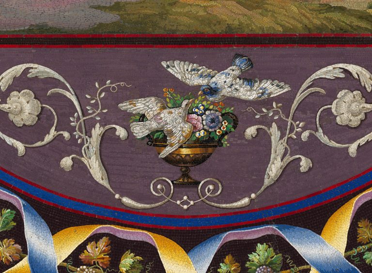 Table top depicting Aurora and the Chariot of Apollo. <br/>1822