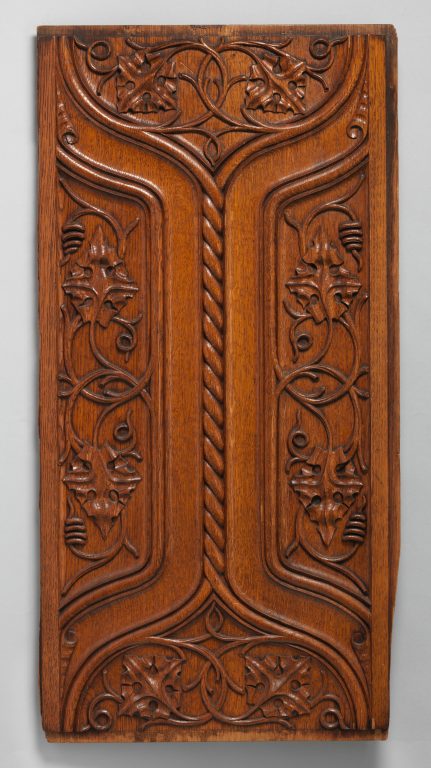 Decorative paneling from the Palace of Westminster