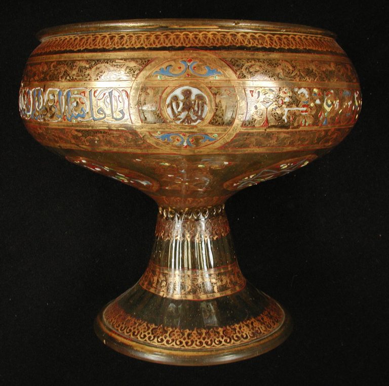 Footed Bowl with Eagle Emblem