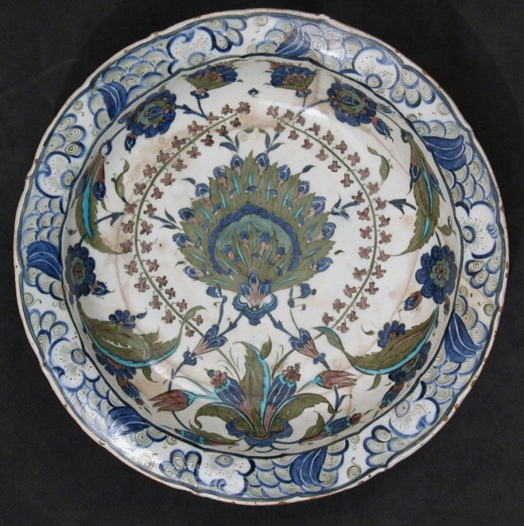 Dish with Floral Design